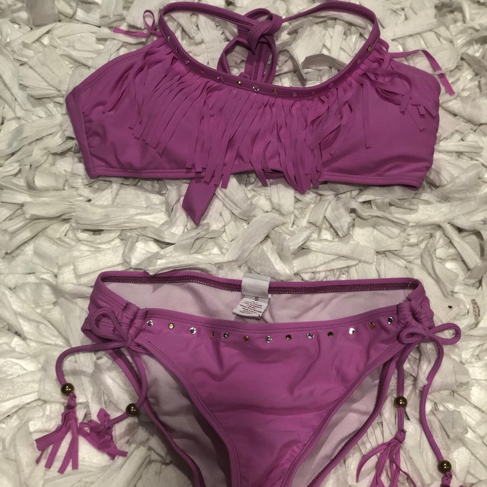Purple bikini
